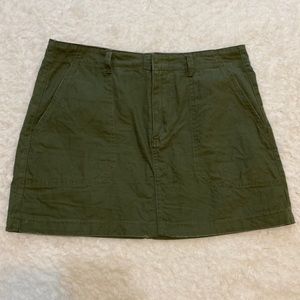 Green Mini Skirt